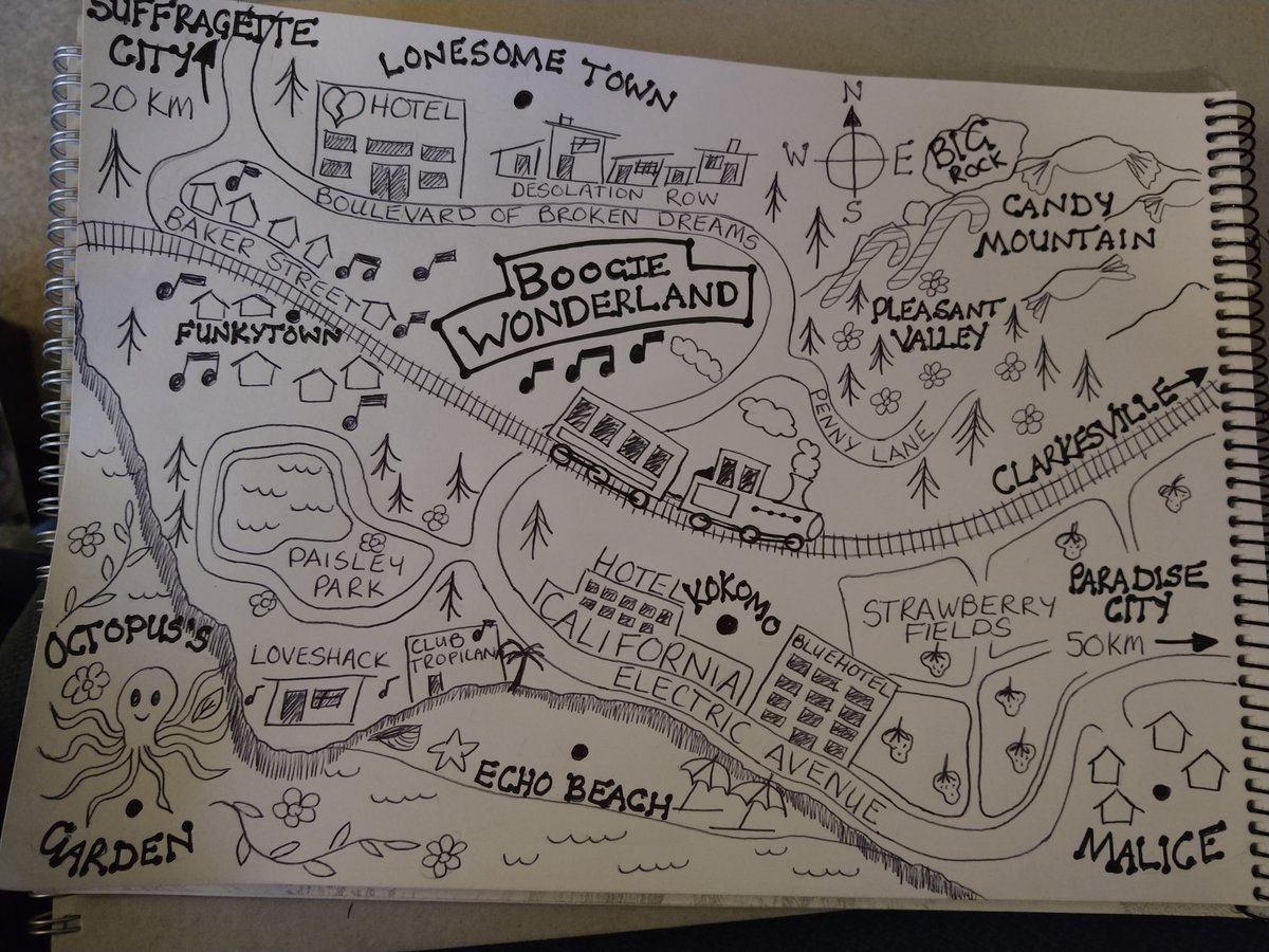 Here's my #doodleish prompt number 2.... A musical map. @chrismouldink @JenniSpangler1