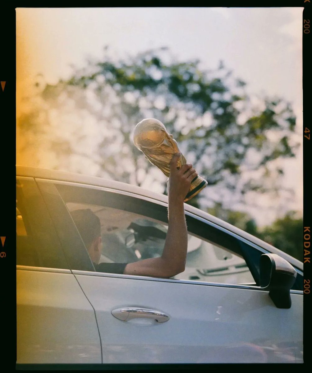 Film photographs by Argentinian photographer Mauri Holc. Mauri took to the streets in a tiny northern village to photograph football fans rejoice in their world cup win. <a href="/GaryLineker/">Gary Lineker</a> <a href="/AlexScott/">Alex Scott</a> The incomparable joy that football can bring it's fans ⚽🏆🌍📸