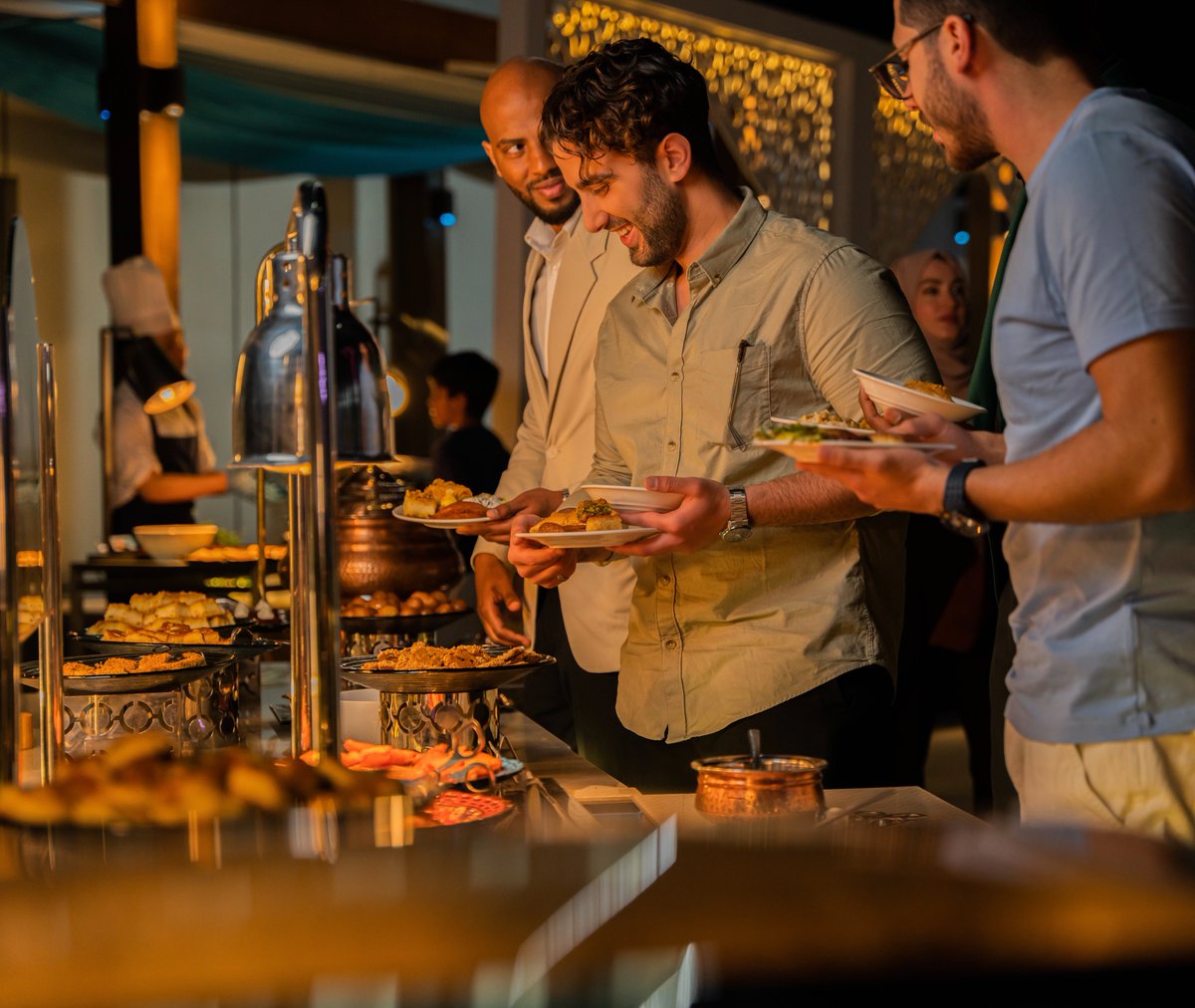 PullmanDoha's tweet photo. Savour every sweet bite at Pullman's Al Khayma​
​
Iftar: 229 QAR | Sunset - 8 PM ​
Suhoor: 249 QAR | 10 PM - till late ​
​
For reservations, call 4009 4066 or WhatsApp 3301 3666​

#PullmanDoha #AlKhayma #Ramadan https://t.co/55edH3r8wj