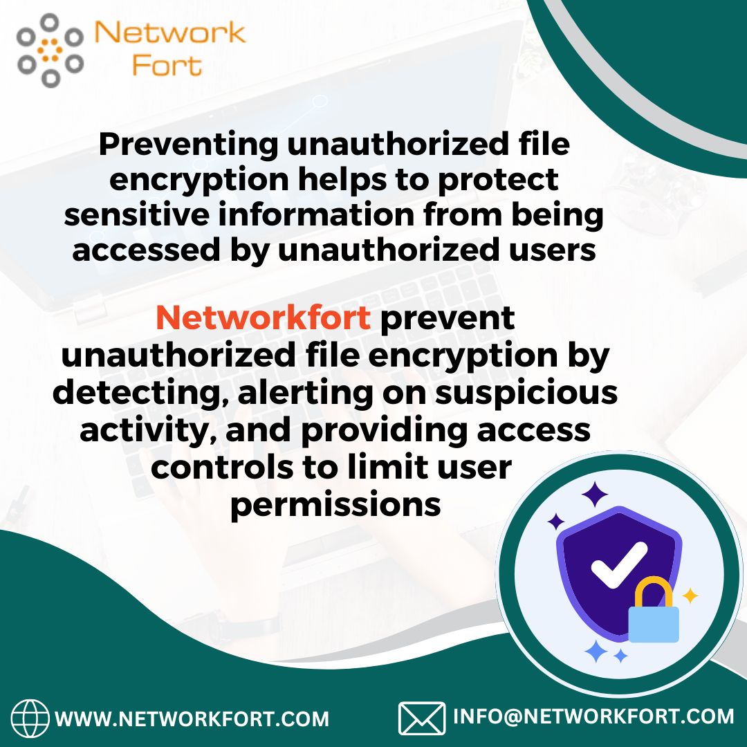 Network_fort's tweet image. #NetworkFort prevents attacks from happening in the first place.
NetworkFort not only detects and prevents #unauthorized #fileencryption but also rolls back your files to their initial state safely in case of any doubt or suspicion of an attack.