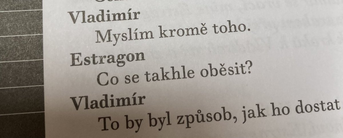 sedlackovicanca's tweet photo. obcas jsem jako estragon https://t.co/bzKeISqBXR