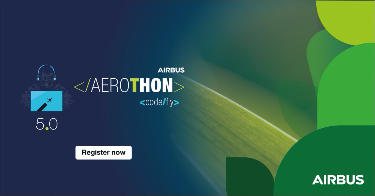 AirbusCareers's tweet photo. Calling all #TechEnthusiasts! Join us for #Aerothon 5.0, the national level #hackathon hosted by #AirbusIndia. Top 3 teams stand to win INR 1,00,000/- cash prize, get identified by Airbus &amp; improve their chances of being hired. Register by April 30th! 👉 https://t.co/FttfaeGJ8g https://t.co/EJtws2K3FM
