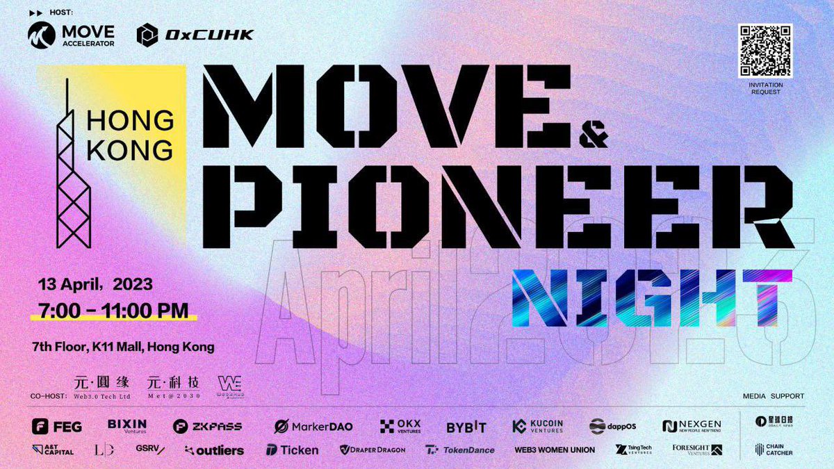 ✅ Very excited week ahead for <a href="/FEGtoken/">FEG (Feed Every Gorilla)</a> 👀🔥

✅ #FEG is one of the proud sponsors of the #MoveandPioneer event in #HongKong 💪🦍❤️ 

✅ We are excited to be represented with all the other amazing projects at the Move &amp; Pioneer Night in Hong Kong on April 13th from 7-11pm (HKT)