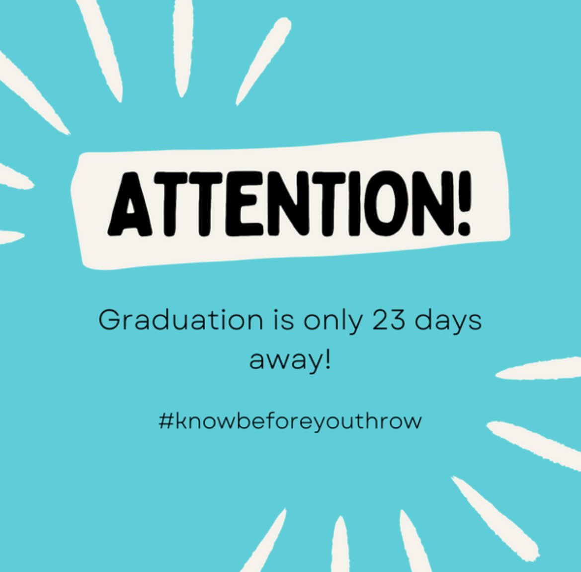 Graduation is approaching quickly! 🍾 

Keep us in mind during all of your graduation celebrations 💜 

#knowbeforeyouthrow #noconfettiecu #greenandgold #greenisthenewgold #piratenation