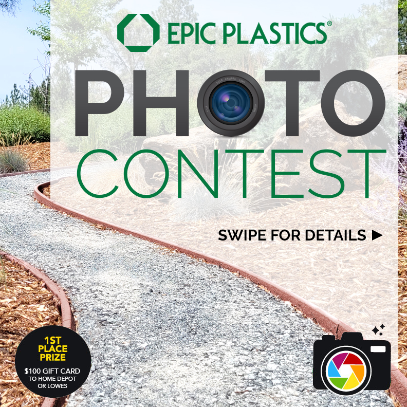 EpicPlastics's tweet photo. ENTER TO WIN! We're excited to announce our 2023 Photo Contest – see details below.
•
•
#landscaping #landscapearchitect #landscapedesign #photocontest #backyardrenovation #photography #landscapephotography #epicplastics #landscapeedging #turfdesign #madeintheusa #recycled https://t.co/sYEkSar8YW