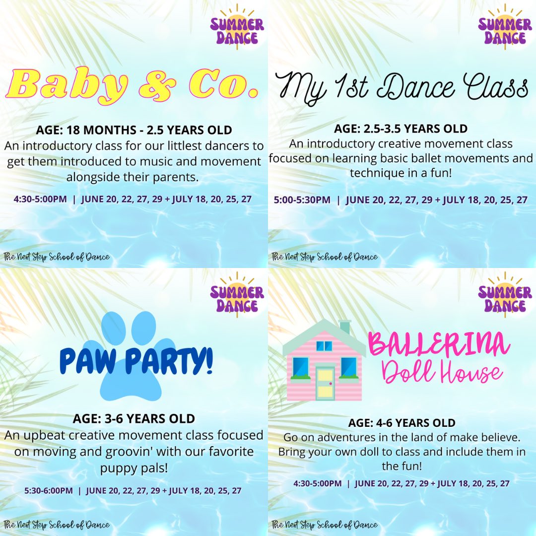 NextStepDancer's tweet image. SUMMER DANCE
.
.
#njdance #summerdance #nssd #mtjgd #allages