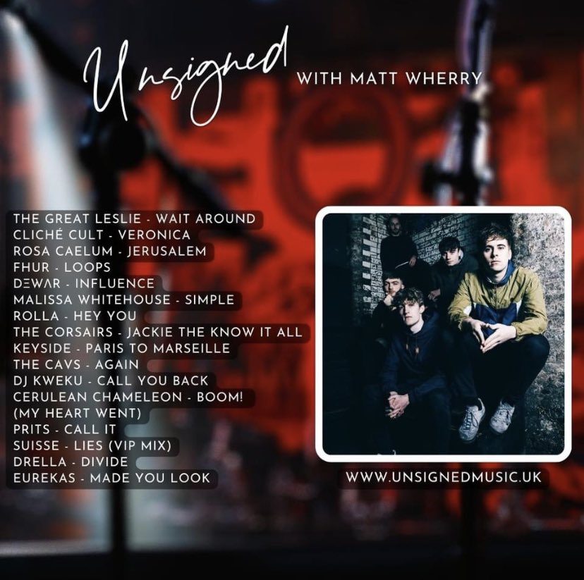 MoonManPR1's tweet photo. Thanks @Matt_Wherry, @FutureHitsRadio and @UnsignedUK for giving the new single ‘Again’ from @CavsBand a spin on Sunday’s show. 

If you missed it, catch up now on @mixcloud via the link: https://t.co/Wn2KQzIr7y

#TheCavs #FutureHitsRadio #UnsignedUK #newmusic #Manchester #indie https://t.co/rnZXvtyaS4