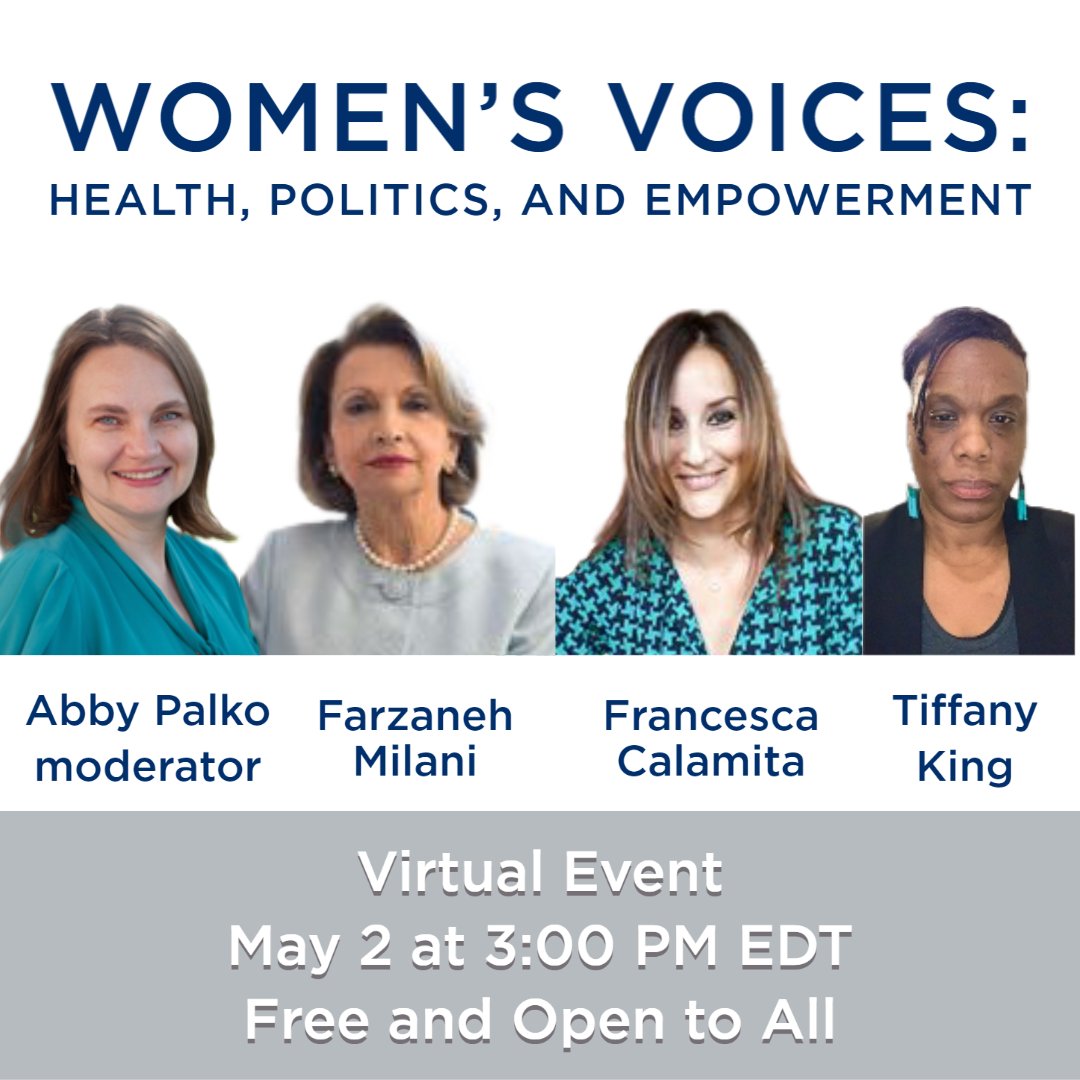 Join us for an engaging conversation with Abby Palko, Director, <a href="/UVaWomensCenter/">UVA Women's Center</a>, and three faculty experts as they discuss issues impacting women internationally. <a href="/UVA_MESALC/">UVA MESALC</a> engagement.virginia.edu/learn/womensvo…
