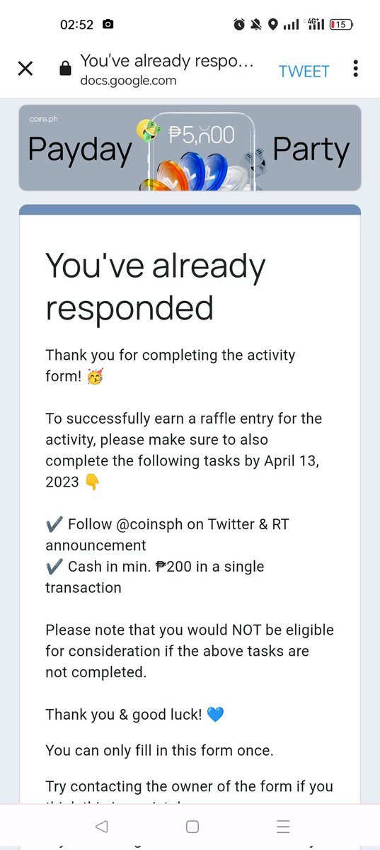 SyAsilo's tweet photo. @coinsph Done :) https://t.co/KdjCLuPfsU
