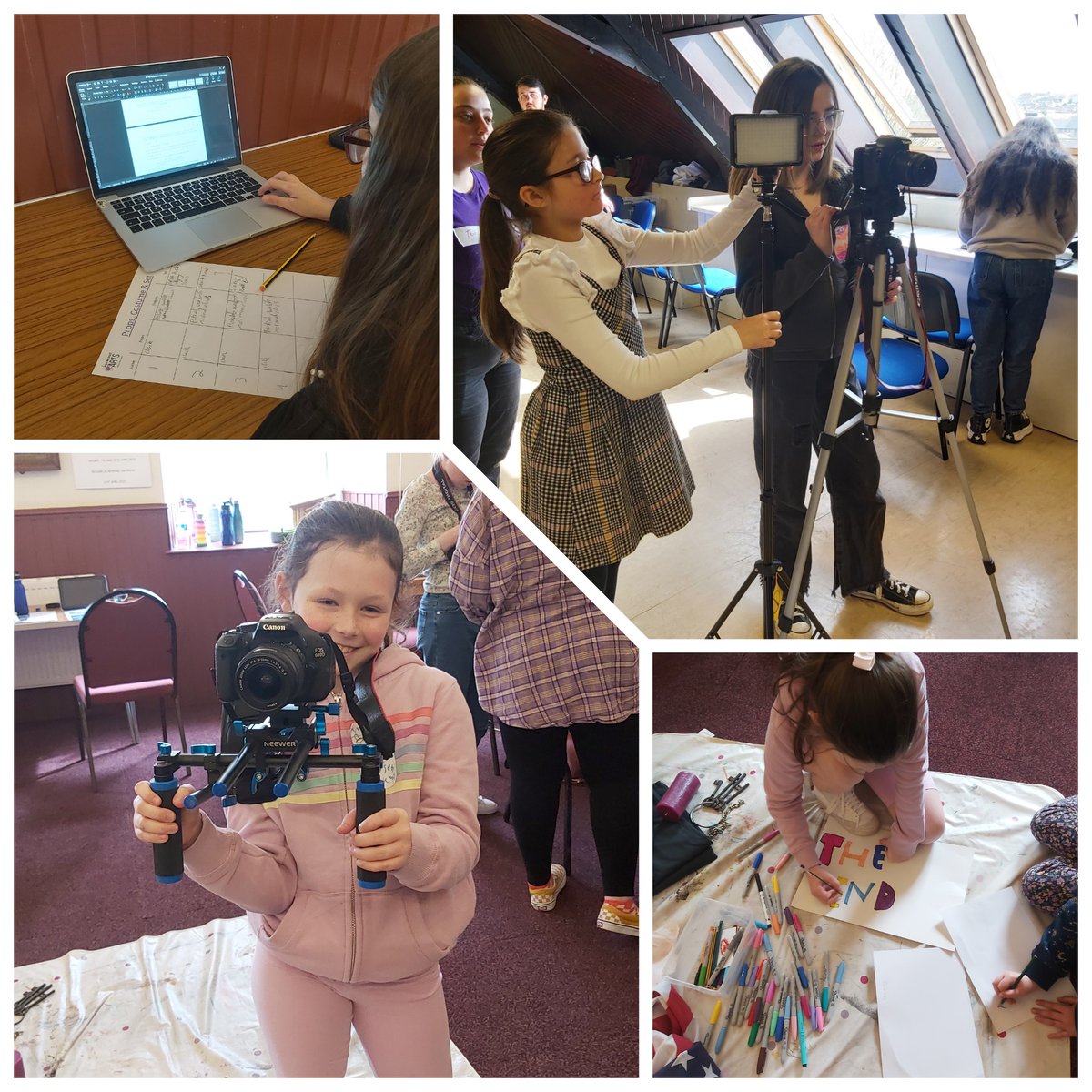 We are halfway through our first Film Making Camp and we are having an amazing time

We learned all about the different roles involved in film making, pre-production work and how important it is to work in a team! 

We can't wait for tomorrow and our big day of filming!