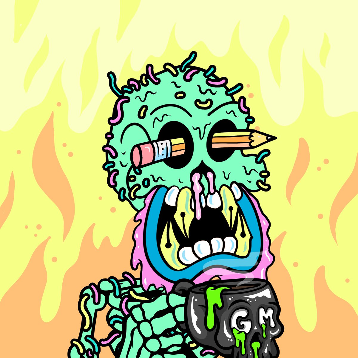 💀 Custom GM mugs are here Skulls! 

Head over to Discord to learn more in announcements 

Show them off and don't forget to tag us. <a href="/ToxicSkullsClub/">Toxic Skulls Club</a>