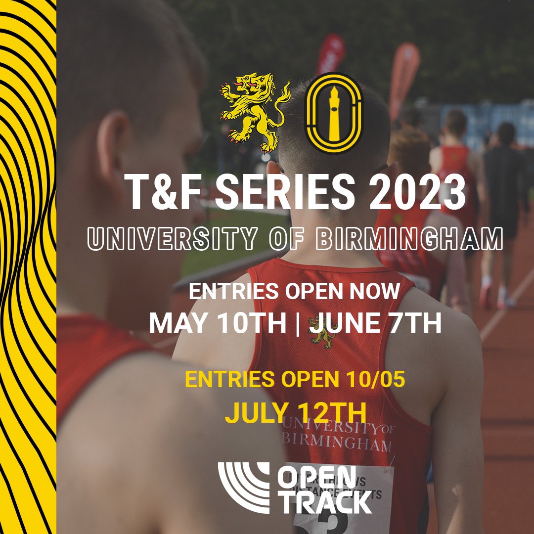🟡 UOB T&amp;F Series 2023 🟡

Entries are open NOW for May 10th and June 7th, be quick as these events will sell out!