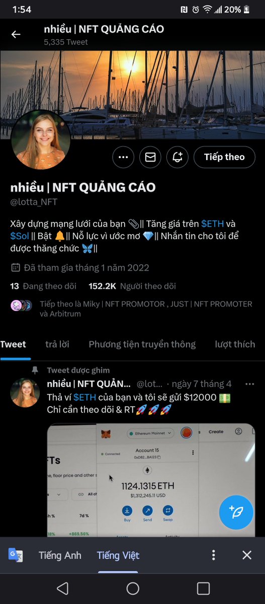 vannhan95's tweet photo. @lotta_NFT ETH

0x990ACeCD38aBDD5A0EE05Fe86C9aaeAfc0e574f3 https://t.co/S57Hf3BQN1