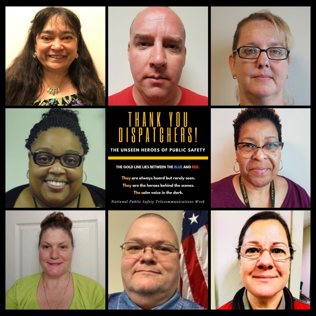 VirginiaDWR's tweet image. It's National Public Safety Telecommunications Week (NPSTW), and we want to say thank you to our communications team at DWR!

This week, we take a moment to recognize our telecommunicators for their dedication to our agency and state. (1 of 4)