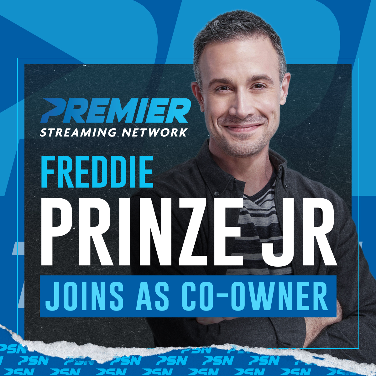 🚨 WELCOME TO THE TEAM 🚨

We’re pleased to announce Freddie Prinze Jr. has joined #PSN as a co-owner!
 
Get a preview of what’s ahead and read the full announcement: conta.cc/3zQkr9W