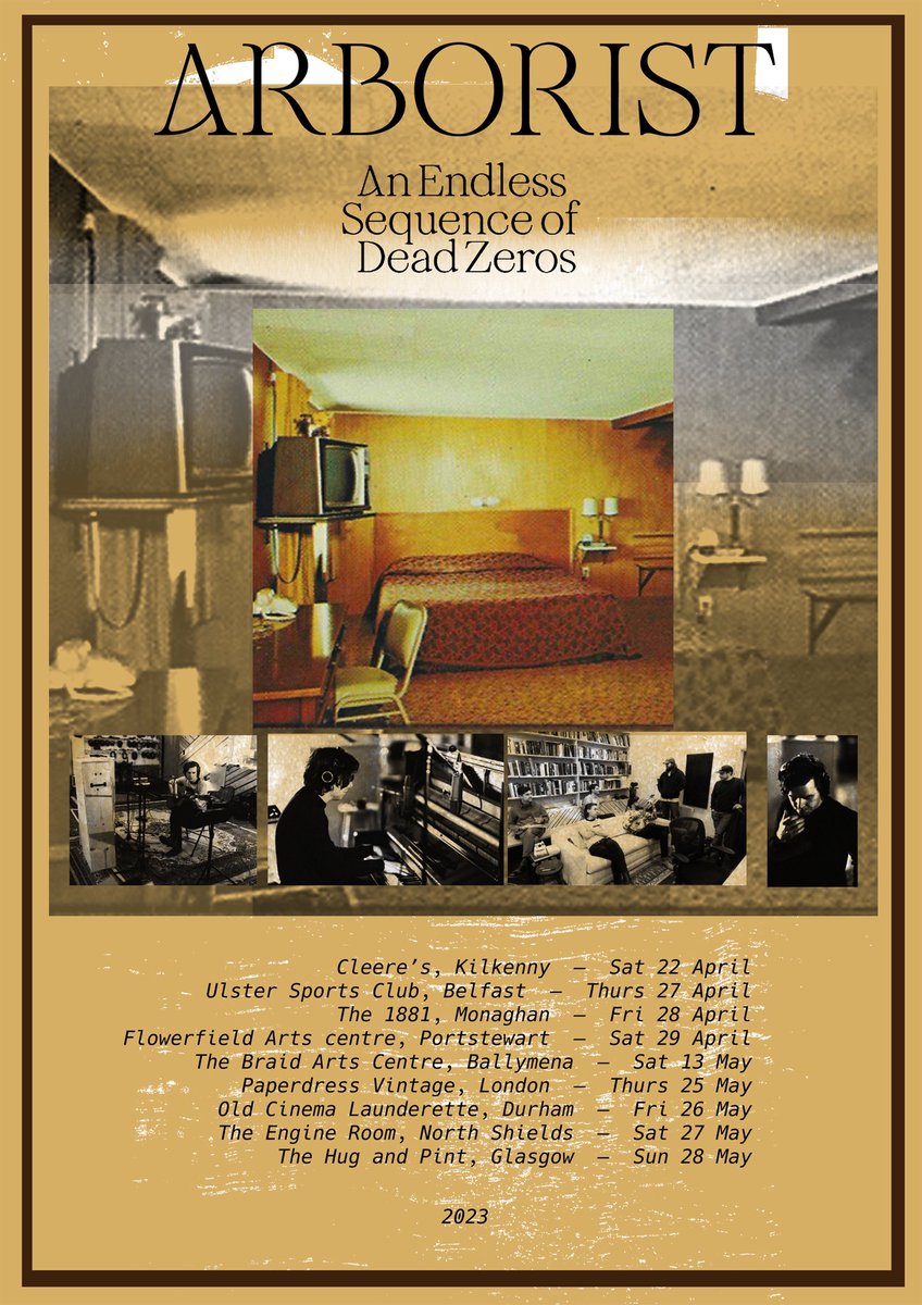 Full-band shows kick-off on 22nd April through to the end of May. Come see us. x

Tickets:
arboristmusic.com/shows/