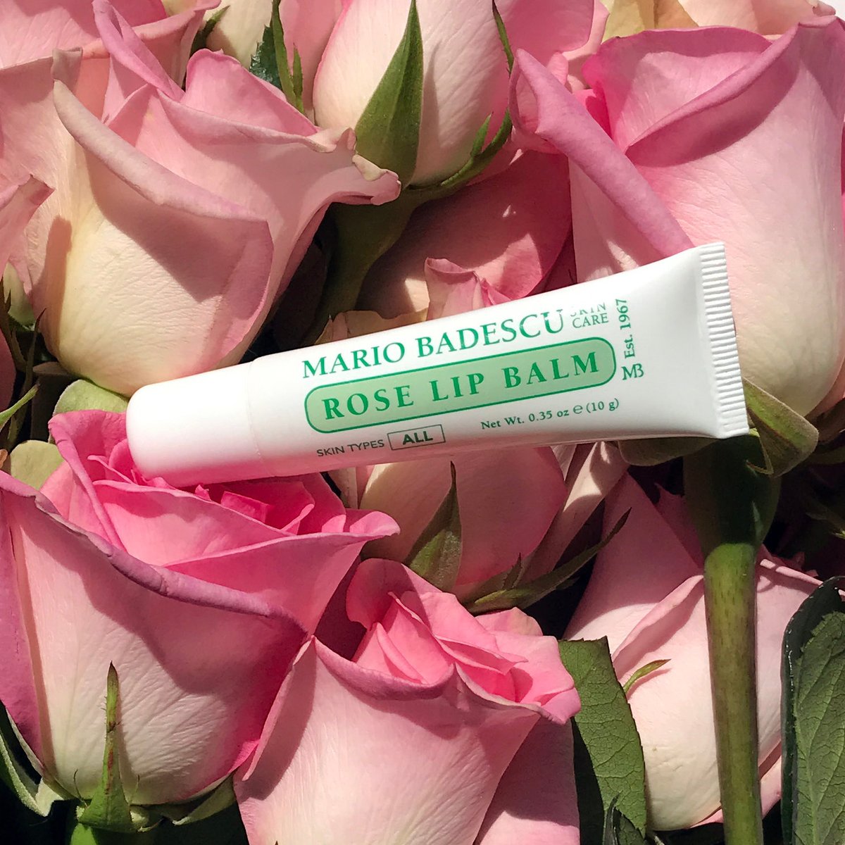 Our Best Selling Lip Balm is here to remind you to stop and smell the roses! 🌹✨ Made with a blend of 4 ULTRA-HYDRATING butters and oils, this lip balm offers long lasting moisture with a gorgeous shine!