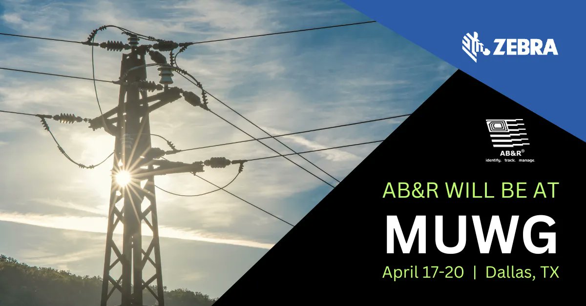 BarcodeRFID's tweet photo. AB&amp;R is headed to Dallas next week for MUWG! Visit our booth on vendor night to see a demo of AB&amp;R's material handling software Accuviti, which adds barcode and RFID capabilities to EAM systems like #Maximo. https://t.co/W6ucPp29MT https://t.co/ZEQ3X2n5Rt