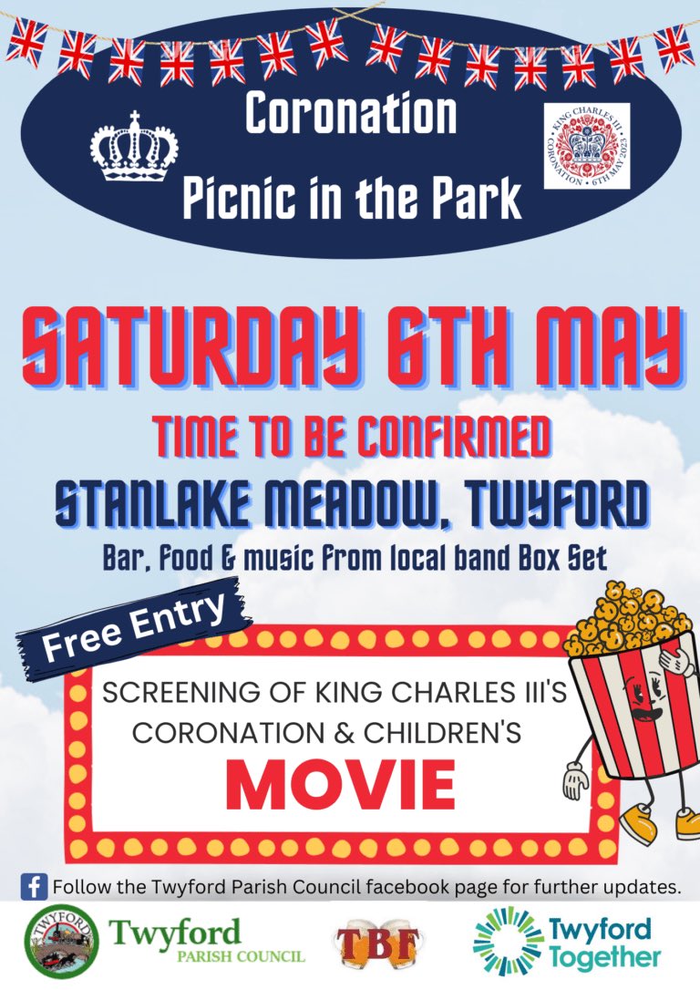 🇬🇧Celebrate King Charles III coronation at Picnic in the Park 🇬🇧 #twyford #coronation #Encanto #bar #Boxset