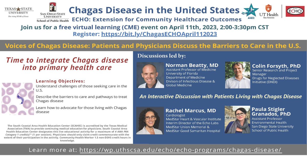 Not too late to join! #Chagas echo.zoom.us/meeting/regist…