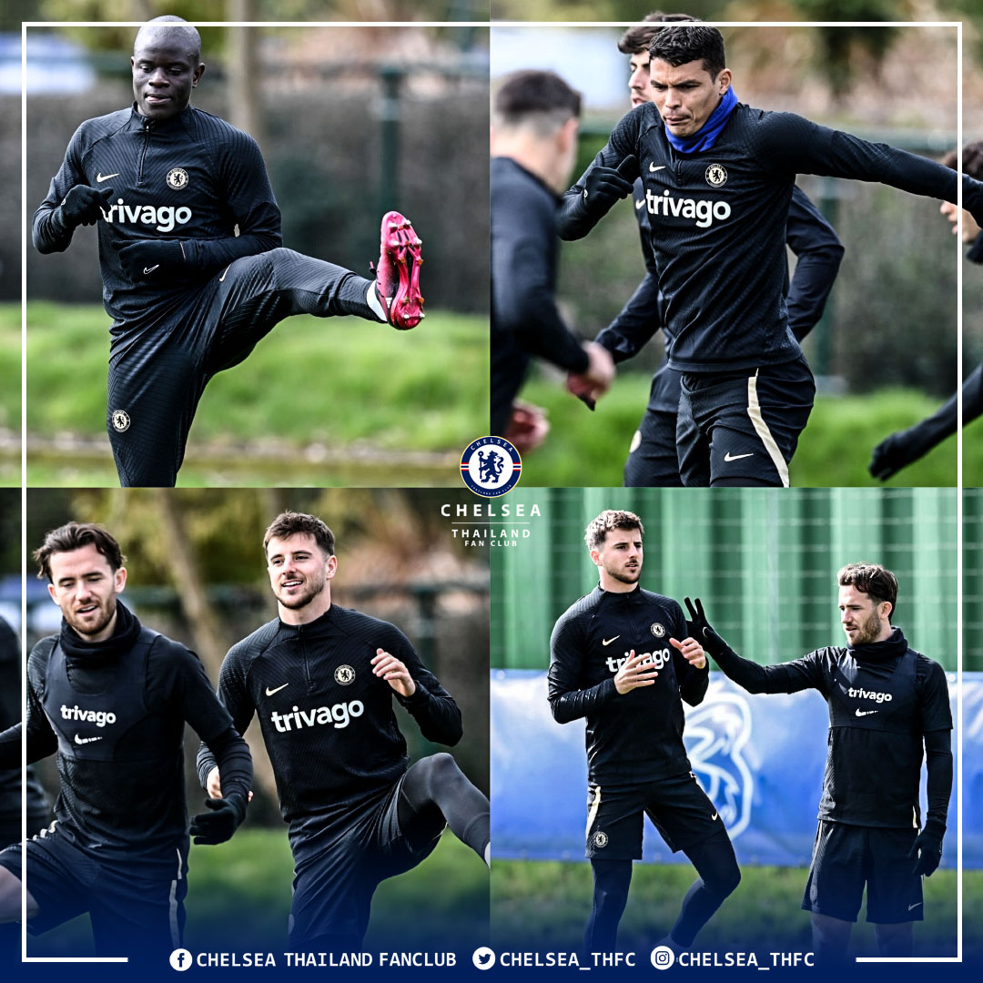 CHELSEA_THFC's tweet photo. 🚨#BREAKING | Mason Mount , Kante และ พี่ใหญ่ Thiago Silva ฟิตพร้อมดวล รีล มาดริด

🗞️ | Nizaar Kinsella

#Chelsea | #ChelseaFc | #CFC | #CFCTH | #ChelseaThailand | #เชลซี | #เชลซีไทยแลนด์ https://t.co/yzsr2tEFCd