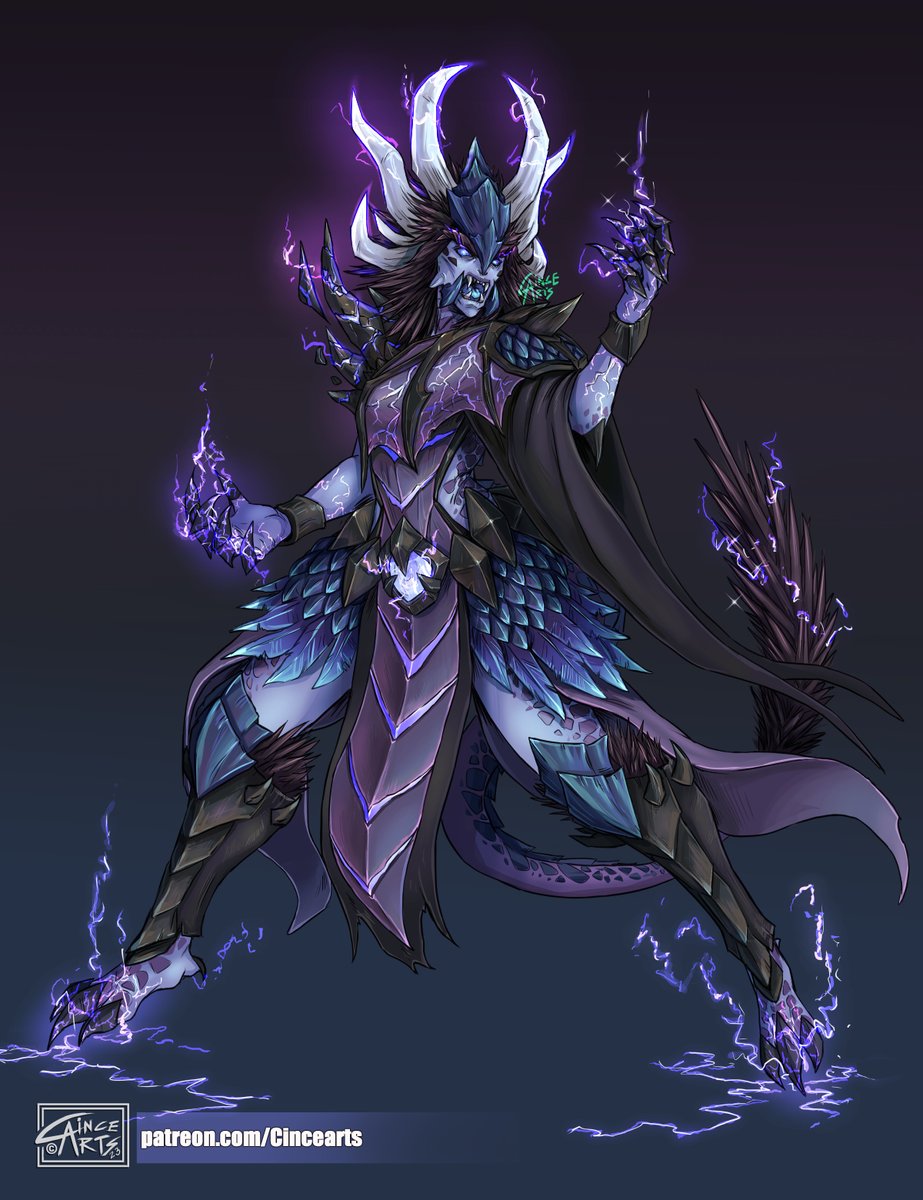 I present The Mistress of the Storm, the youngest of the Primal Incarnates ...

⚡️Raszageth, The Storm-Eater⚡️