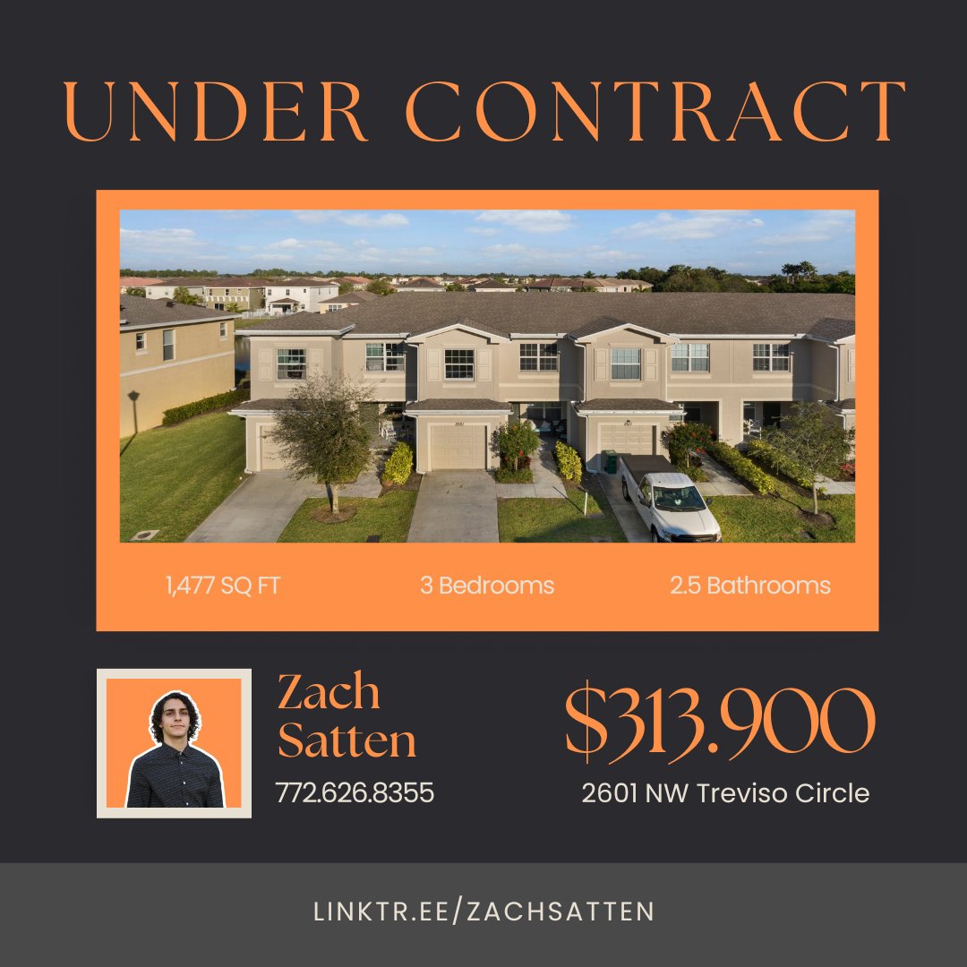 zachsatten's tweet photo. Congratulations to my seller clients going under contract on their home with a full price offer!

If you're looking to SELL, BUY, BUILD, INVEST, or even LEASE then you know who to call! https://t.co/bm25RQ9M8Y