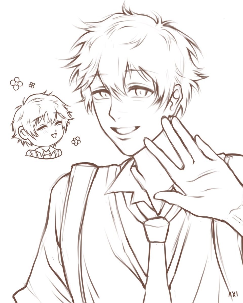 Axinominal's tweet photo. Sousuke 👑 
#skipandloafer #sousuke #art #drawing https://t.co/wlMtessVgs