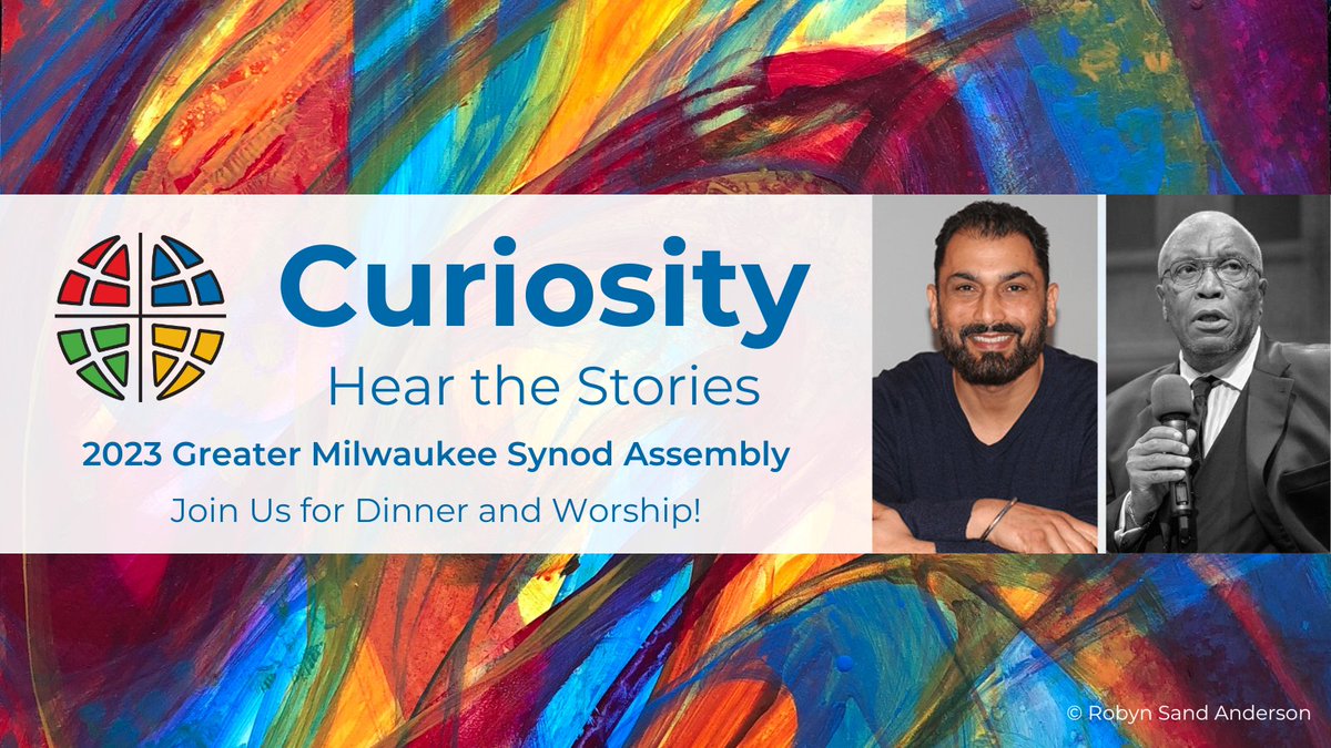 Did you know that our Synod Assembly dinner and worship on Friday 6/2 are open to the public? #GMSAssembly23

💜 Join friends from your congregation + meet new ones from ELCA churches across our synod!

Learn more and get your dinner tickets: milwaukeesynod.org/2023-synod-ass…
