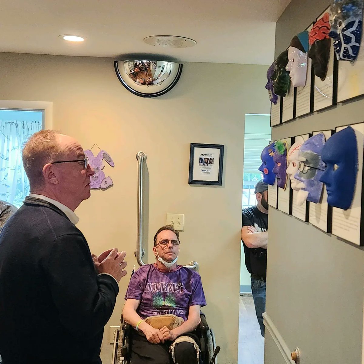 SenatorRolison's tweet photo. Today I visited with cognitive-rehabilitation-services recipients and #SD39 residents at Advocate Homecare's Ability Center, located in #fishkillny. 

Pres. Barry Dain &amp; his staff have developed a dynamic environment in the heart of our community where compassion and care meet. https://t.co/Rcdjtf0MsG