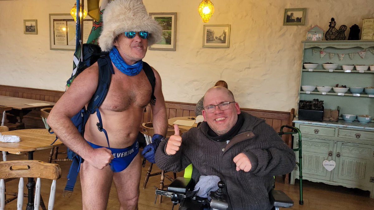 challengeadam83's tweet photo. Lunch with the legend that is @speedomick who is on his own #jogle adventure! 2 days to go before I break the WORLD RECORD! Please donate via the link in my bio for @whizzkidzuk
#wheelpowerchallenge #allthewayup #onmyway #disabledandcapable #wheelchairlove #disabledinfluencer https://t.co/bK2Qm3yJlt