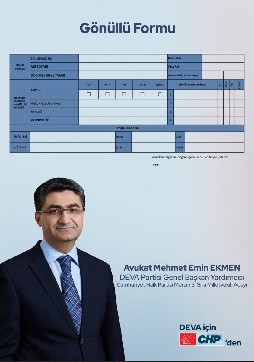 emin_ekmen's tweet photo. Mersin seçim kampanyamıza başlıyoruz. Mersin için ben de varım diyen arkadaşlarımızı gönüllü tabanımıza kayıt olmaya davet ediyorum.

https://t.co/56d65o2PyZ https://t.co/CgBm1tSX1f
