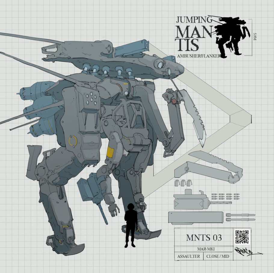 SoesoeKoetjink's tweet image. MetalRekt Series (Personal Project) I did in 2021. 
I&apos;ll post more this mech series in the comment section.
#mechadesign #mecha #conceptdesign #conceptart