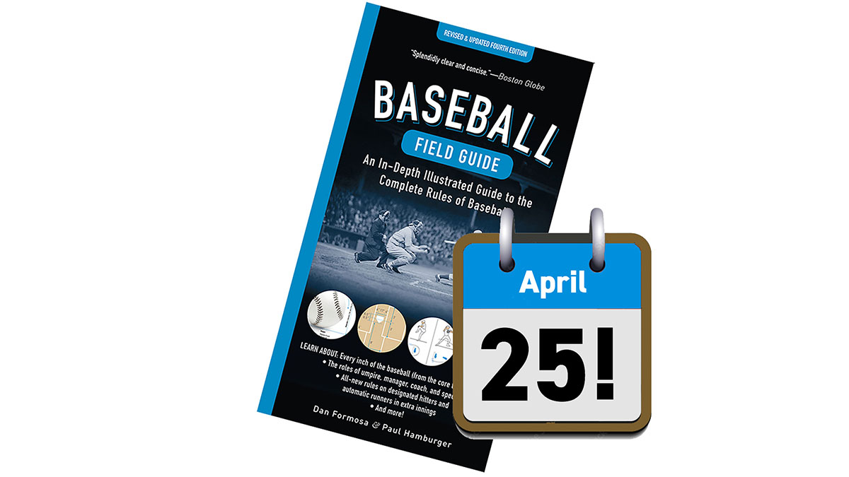baseballfield's tweet photo. We're excited to announce that the publication date for Baseball Field Guide has been moved to April 25 - two weeks earlier than expected. Updated with 16 new pages to cover all the rules, including MLB's newest rules. https://t.co/Dd8kuNbCIa #BaseBall #MLB #MajorLeagueBaseball https://t.co/KCXCTBBCXd