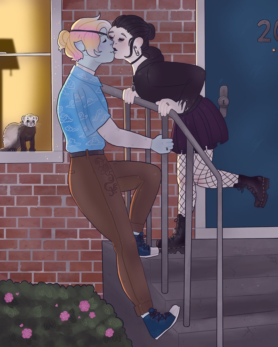 tcissp's tweet image. Hi #PortfolioDay my name is Tcisp! ✨ I’m a freelance artist currently working on a webcomic with my best friend! It’s called death is our prologue and you should check it out below
🌷webtoons.com/en/challenge/d…