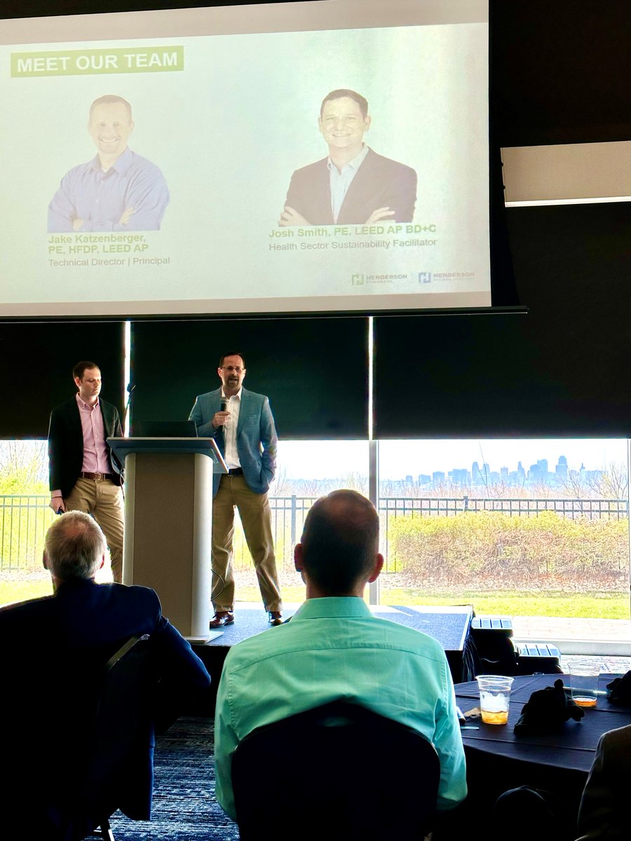 Joe Kelley, Project Development Manager, attended 
@KCAHEorg's monthly meeting about 'Sustainability & Decarbonization for the Facility Professional' presented by @hendersonengs.

#kadeanconstruct #kansascityconstruction #generalcontractor #healthcareconstruction #networking