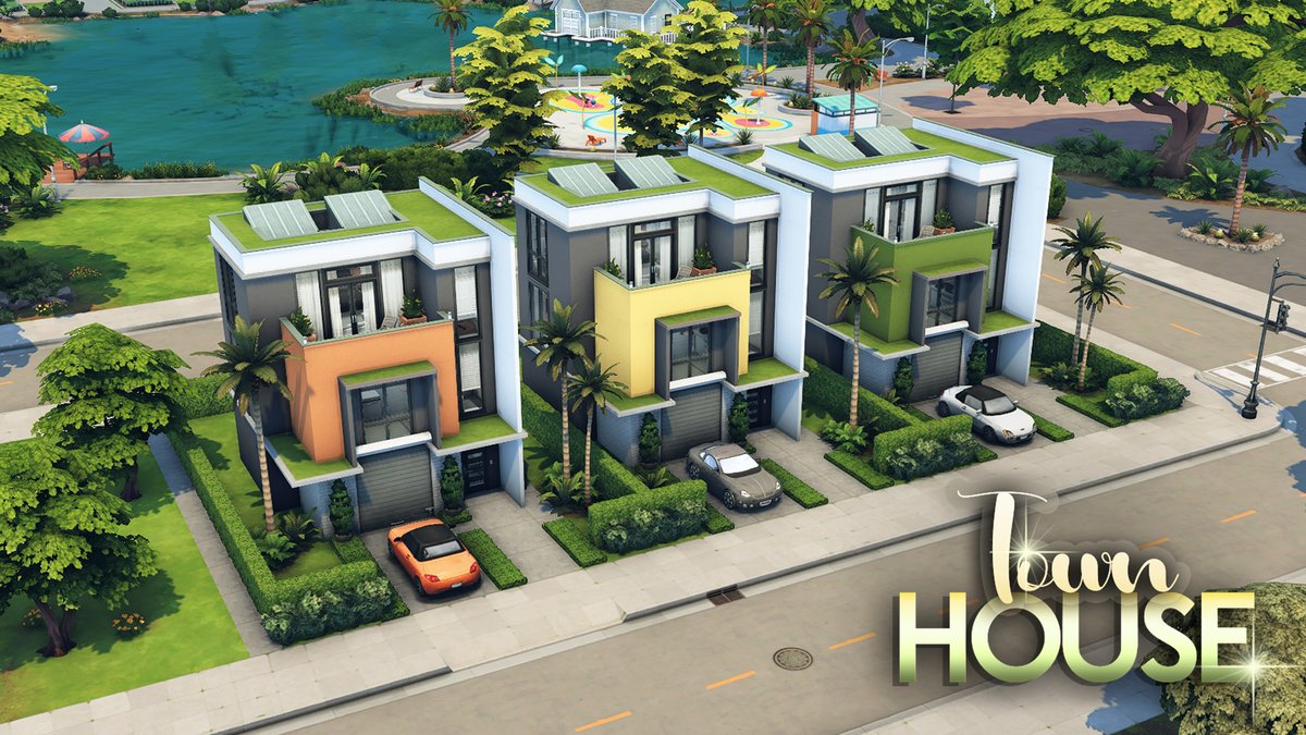 Sul sul friends!😍I built
BASE GAME Contemporary Townhouses🏘️
📺youtu.be/kQrjBPoinW8

✅ 20x15 Single or 40x20 Residential 3-in-1 
✅ 2 Bedrooms, 3 Bathrooms 
✅ Contemporary Design 
✅ Base Game Only 
✅ No CC

#TheSims #TheSims4 #ShowUsYourBuilds #sims #Sims4 #sims4house