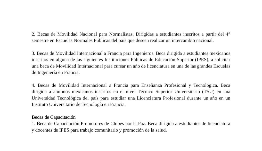 SocialUnam's tweet photo. Estas son las becas que el @GobiernoMX y la @SEP_mx cancelarán por falta de presupuesto. https://t.co/ARUEzMFxcA