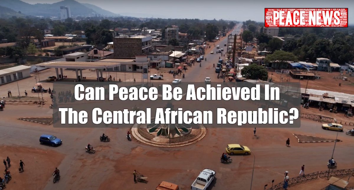 New Video: Can Peace Be Achieved In The Central African Republic? Featuring interviews with Kessy Soignet, Peter Knoope, @timglawion, and @novellanik.

peacenews.com/can-peace-be-a…

#CAR #CARcrisis #Centrafrique