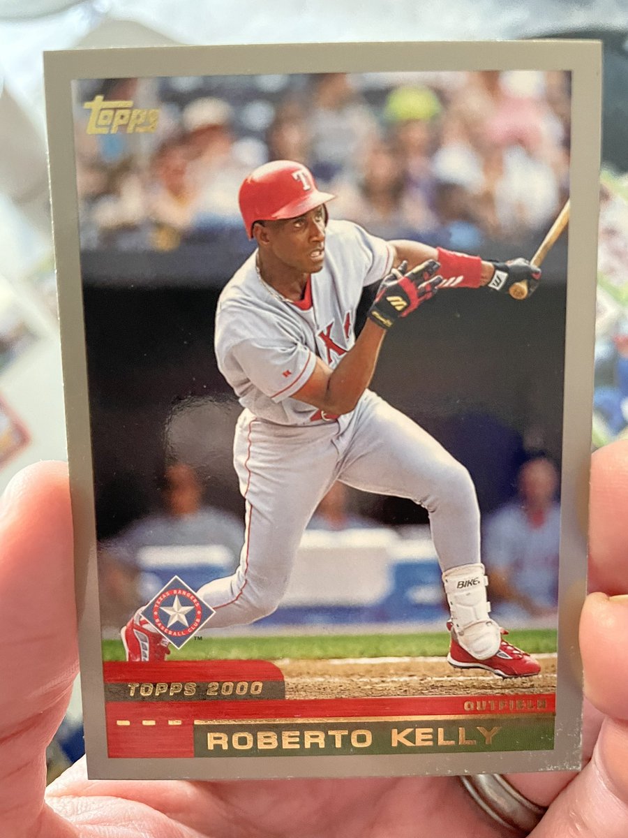 TXBaseballCards's tweet photo. His two seasons in Texas made up one full season of appearances. #StraightUpTX #TexasRangers https://t.co/tK0HV2BYud
