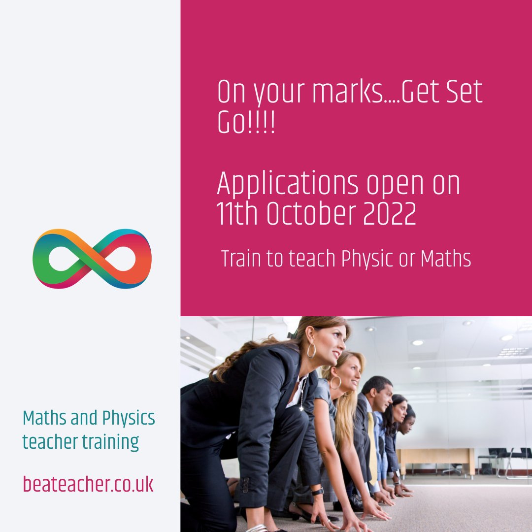 BeATeacherUK's tweet photo. #Engineers you can apply for your place on our #EngineersTeachPhysics training course now. Why not secure your training for September 2023 and get your new career off the starting blocks! 
Find out more https://t.co/Puul3R5Qjg https://t.co/Dr0CmGuOXv