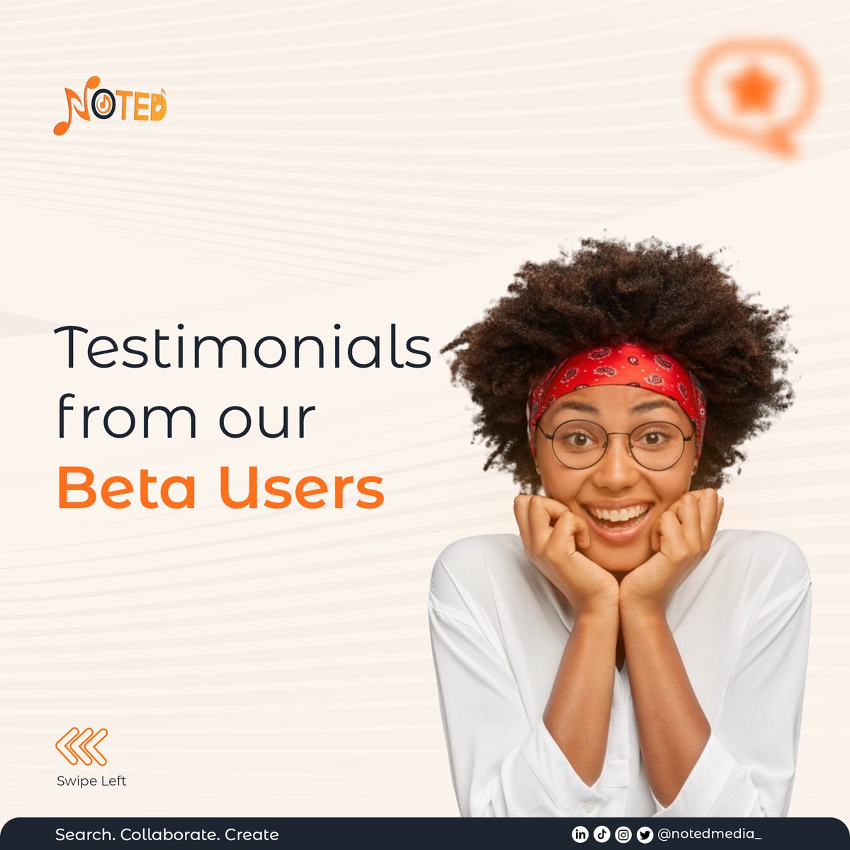 NotedMedia_'s tweet image. Feedback from one of our beta users… 

NOTED APP is coming 🔥

#notedapp #collaboration #creativity #comingsoon #appstore #florida #contentcreation #photography #videography #musician