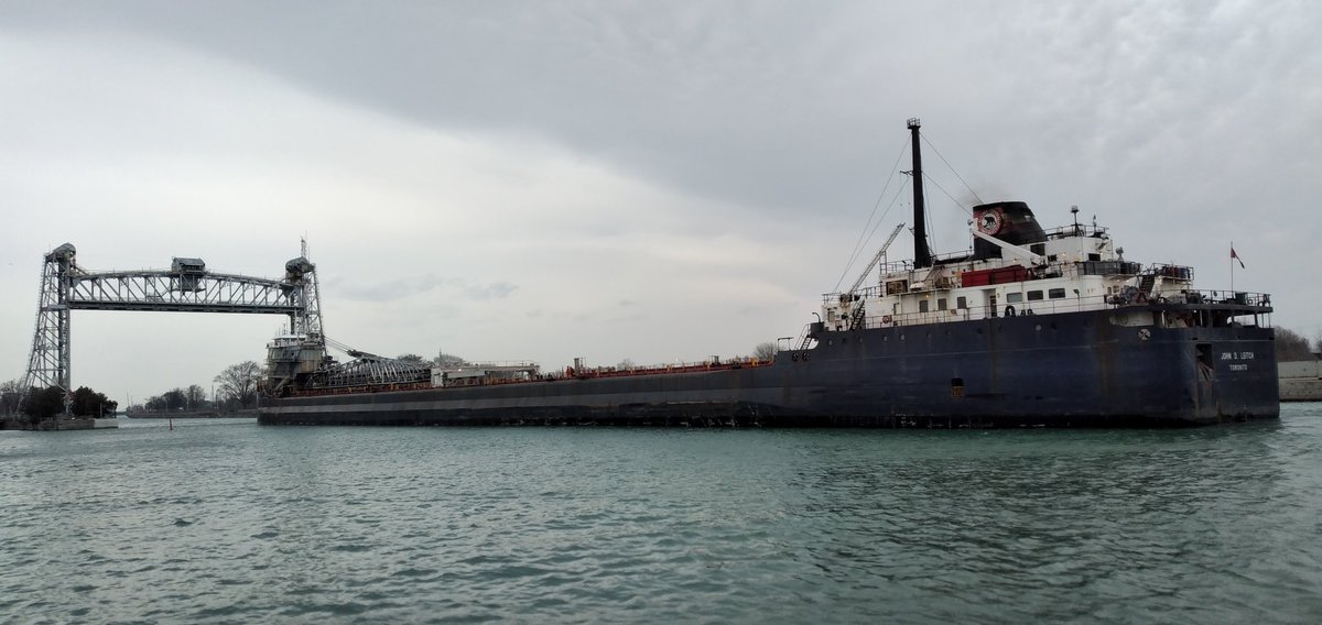The John D. Leitch is all loaded up.