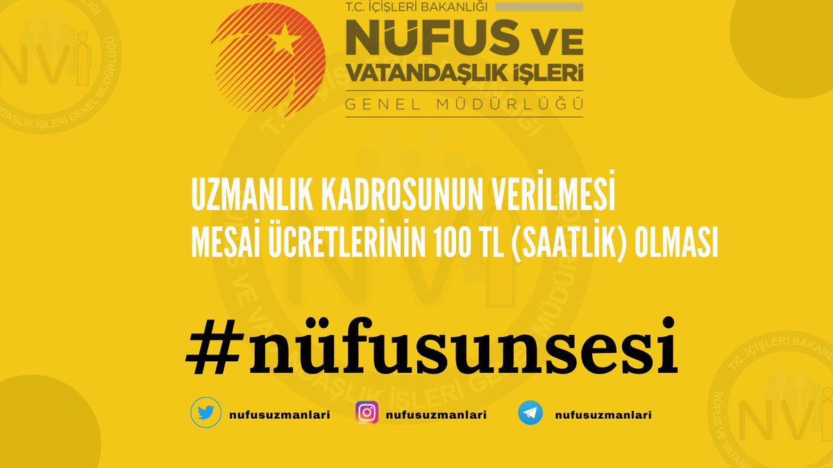 #nüfusunsesi