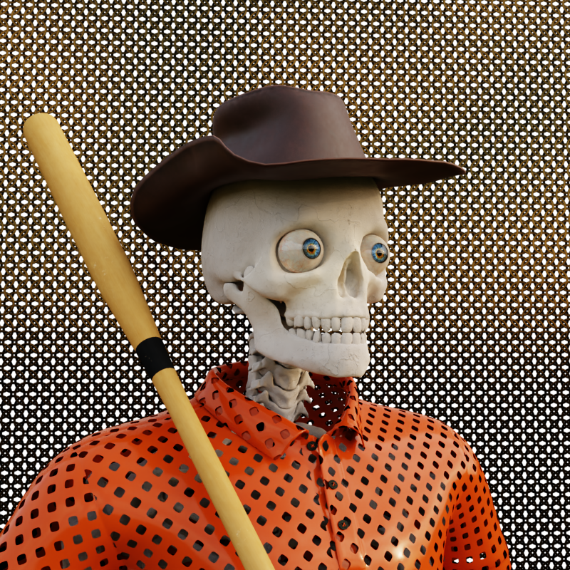 RafaFer33264746's tweet photo. 📷fancy baseball skeleton #3386 / 10000 TOP NFT  Collection living on Polygon      

📷Mint yours at https://t.co/XmWOt17A9j………     

#nft #polygon #nftartist #nftcollector #rafafernandez #nftfancybaseballskeleton #baseball #baseballlife https://t.co/f8rQFxSwXc
