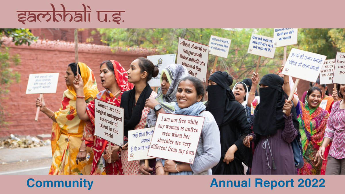 SambhaliUS's tweet photo. We had an incredible year building, celebrating, and recognizing the strength that community provided, both in Rajasthan, India, and here in the U.S., to support the programs of Sambhali Trust. Our Annual Report is available here  https://t.co/GaijKP1Nfq https://t.co/Oa51M6HO7Z