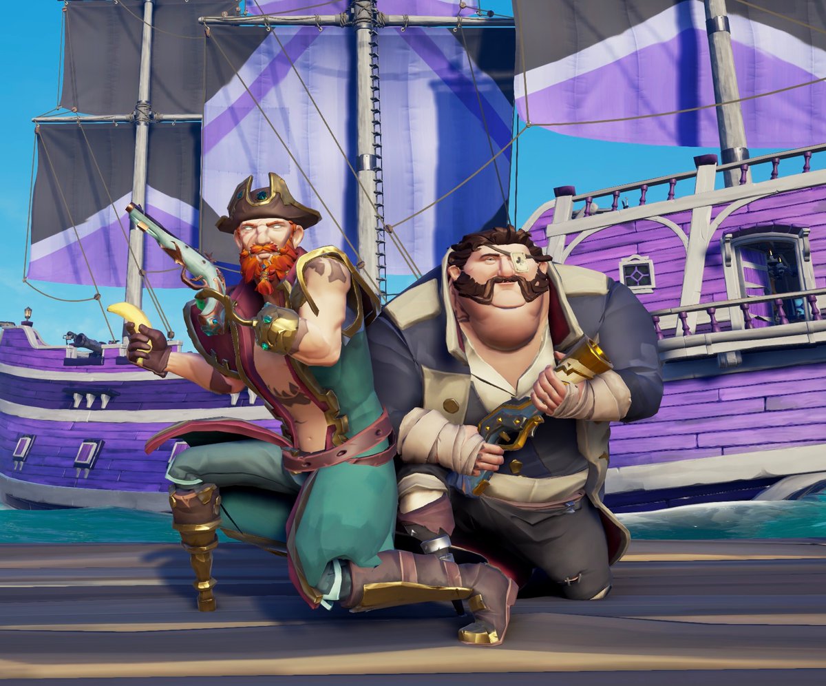 The wonderful, the beautiful, the Goose’s stunning ship! Thank you <a href="/Taaaaamas/">Taaamas (@bsky.social)</a> ! I really appreciate you and all that you do! #SeaOfThieves <a href="/SeaOfThieves/">Sea of Thieves</a>
