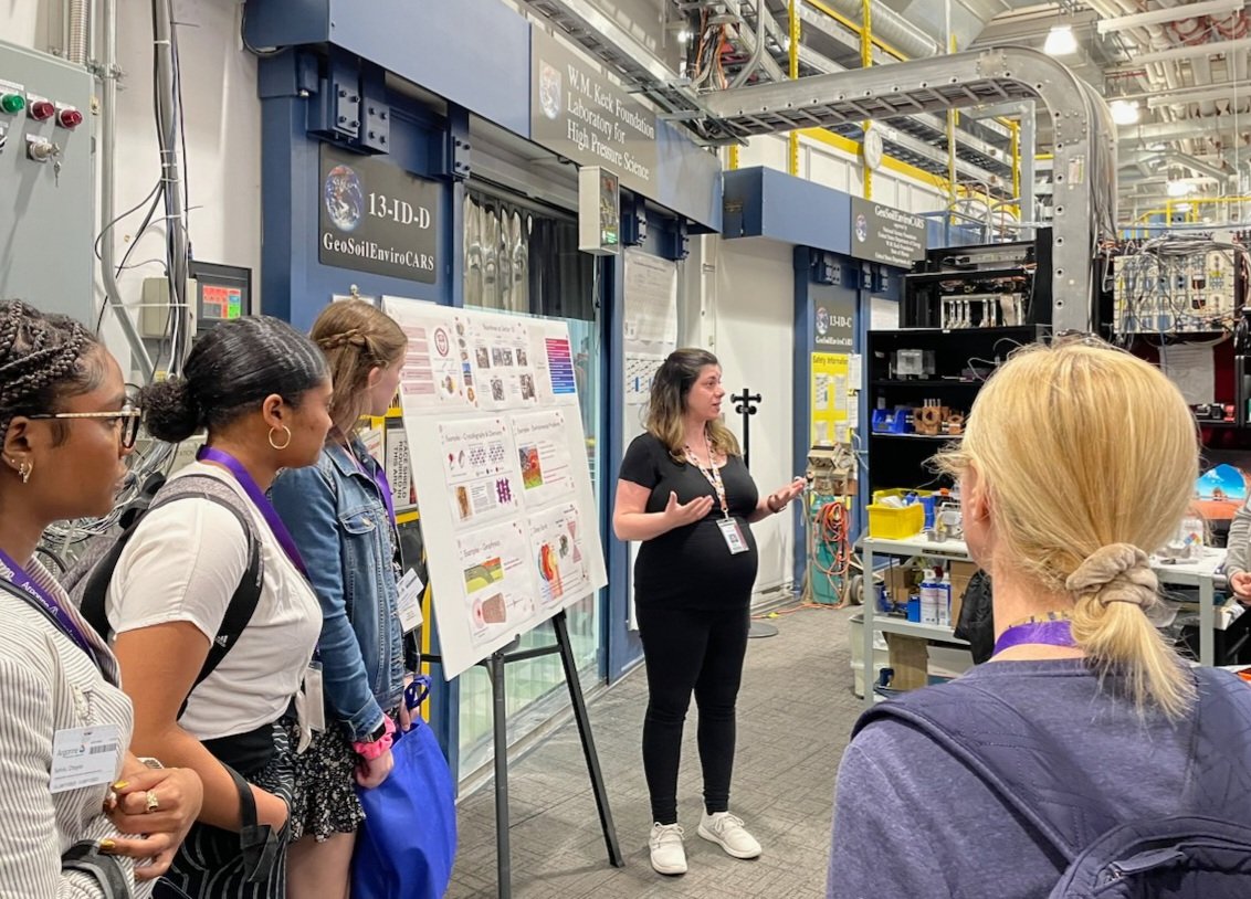 MsPChem's tweet image. Amazing day for @ElkGrove_HS science club ss attending Women in STEM conference @argonne! 
Meeting professionals from different industries &amp;amp; other students from schools across Illinois!