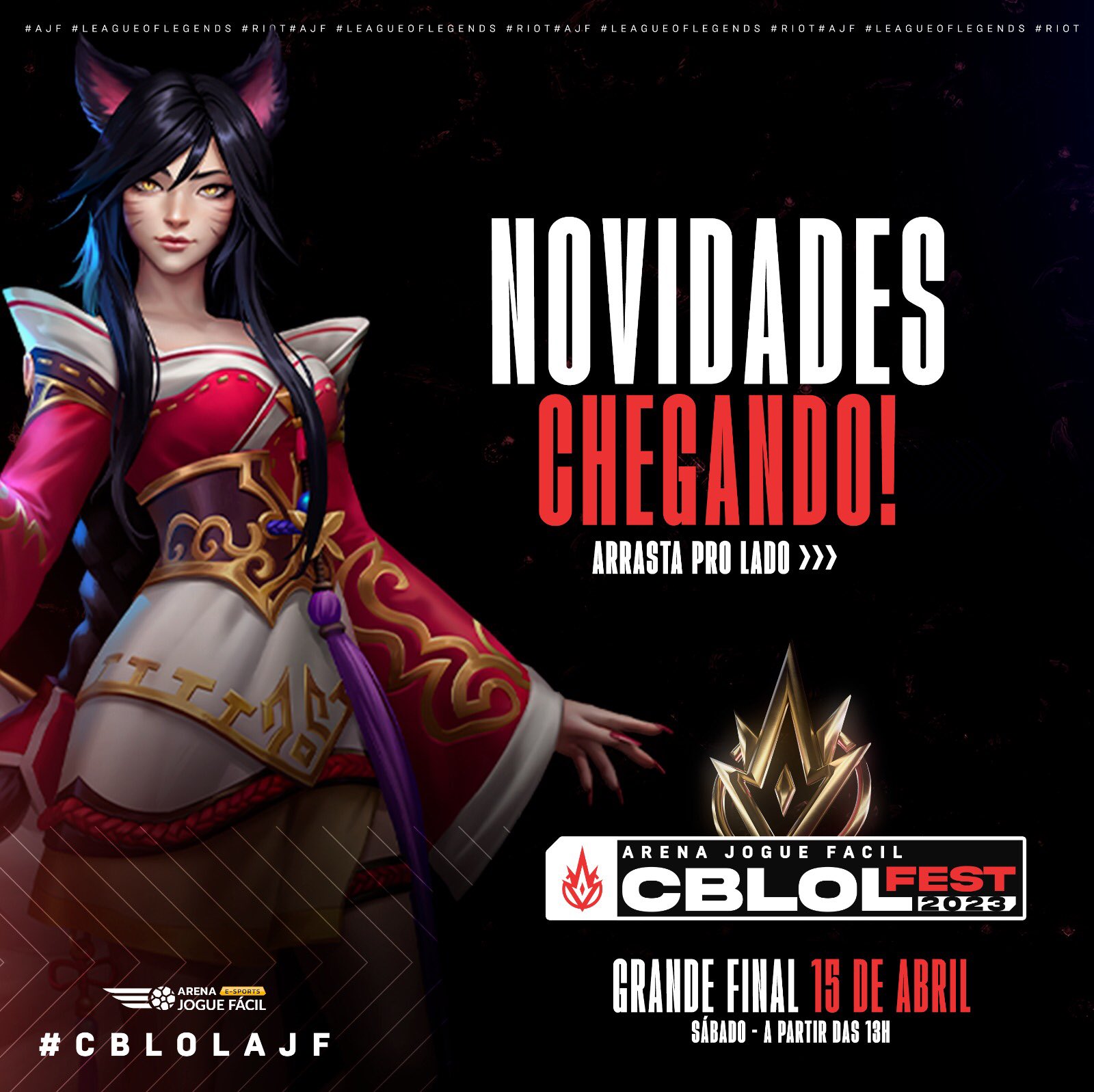 Arena Jogue Fácil on X: NOVIDADES CHEGANDO!! Atenção Cosplayer! Você é  nosso convidado e para ficar ainda melhor em parceria com a @LOUDgg vamos  estar sorteando alguns vouchers para resgate da linha