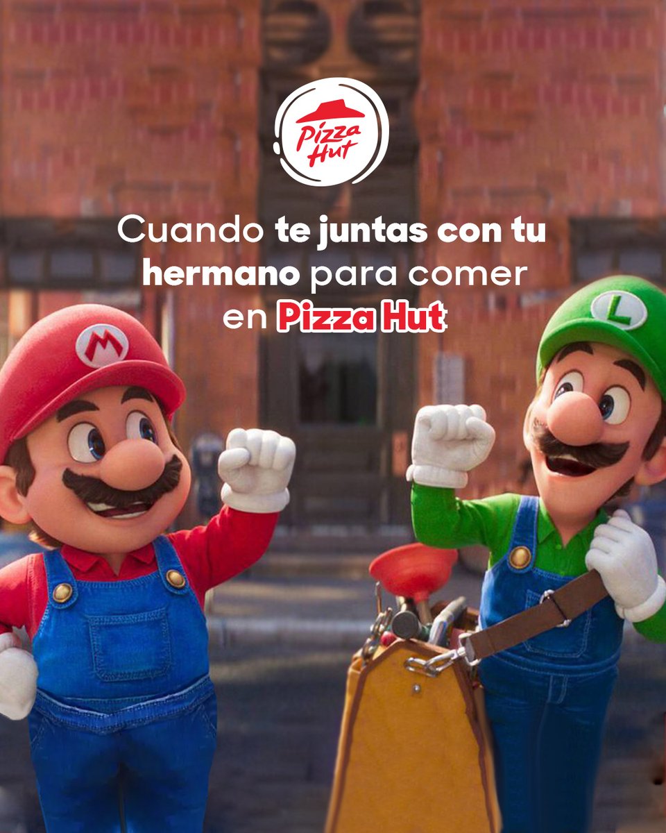 PizzaHutVzla's tweet photo. La fiebre de Súper Mario Bros llegó a Pizza Hut 🍕🍄❤️👸🏎️

¿Con cuál meme te identificas? 🤔

#pizzahut #pizza #pizzahutvzla #caracas #Abril #PepperoniLover #MarioBros #SuperMarioBros #Pelicula https://t.co/ESTcD49EUw